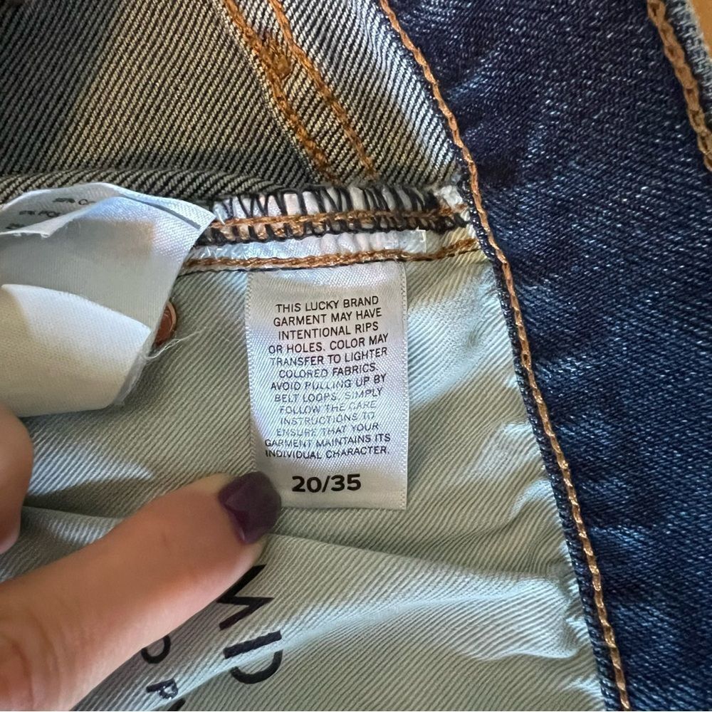 Lucky Brand Mid Rise Crop Wide Leg Jeans NWOT Plus Size 20 - Picture 11 of 12